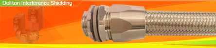 Delikon Electromagnetic Interference Shielding Heavy Series Over Braided Flexible Conduit and Heavy Series Connector protect motion control cable, VFD Cable, and automation cable of Automotive and Tire industry, Cement Industry, Chemical industry, Battery Manufacturing, Oil and Gas Industry, Semiconductor industry, and Mining industry