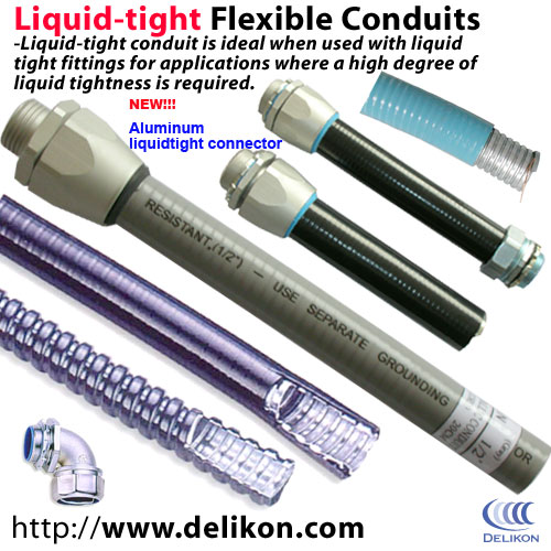 Liquid-tight Flexible Steel Conduits, Fittings