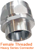 Female Threaded heavy series connector,female connector