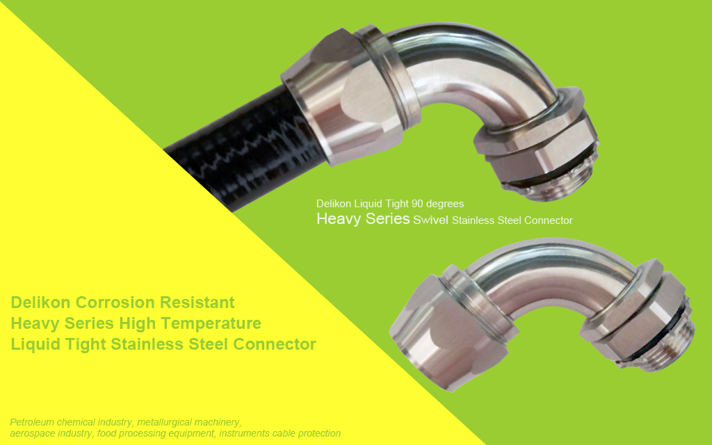 Providing good strength and good resistance to corrosion and oxidation at elevated temperatures, Delikon Heavy Series Stainless Steel Connector is widely used in petroleum chemical industry, offshore oil, gas industry, offshore wind industry, metallurgical machinery, aerospace industry, food processing equipment, instruments, household appliances and hardware manufacturing industries.